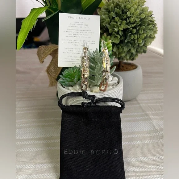 Eddie Borgo Supra Link Drop Earrings - Picture 2 of 6